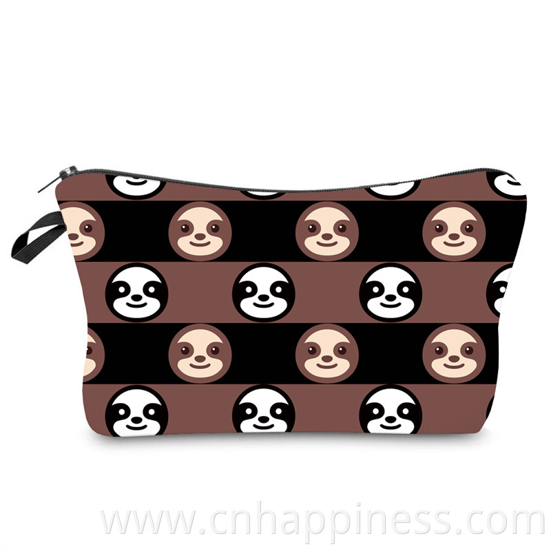 2022 Adorable Roomy Beauty Makeup Bags Travel Waterproof Toiletry Bag Accessories Organizer Gifts Sloth Cosmetic Bag